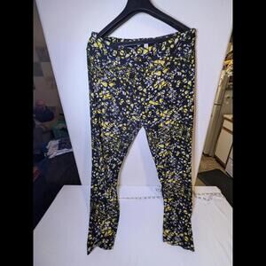 LuLaRoe Yellow and Black Tall and Curvy Leggings